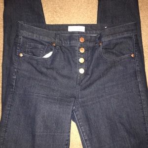 LOFT high waisted jeans